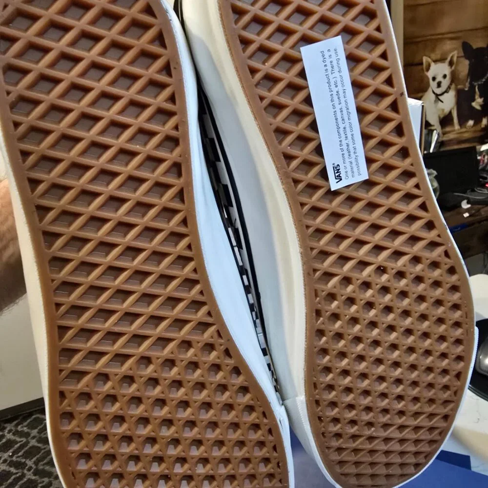 Vans Premium Old Skool Checkerboard Black White VN000D56BZW Check Skate Mens 12 - Picture 8 of 9